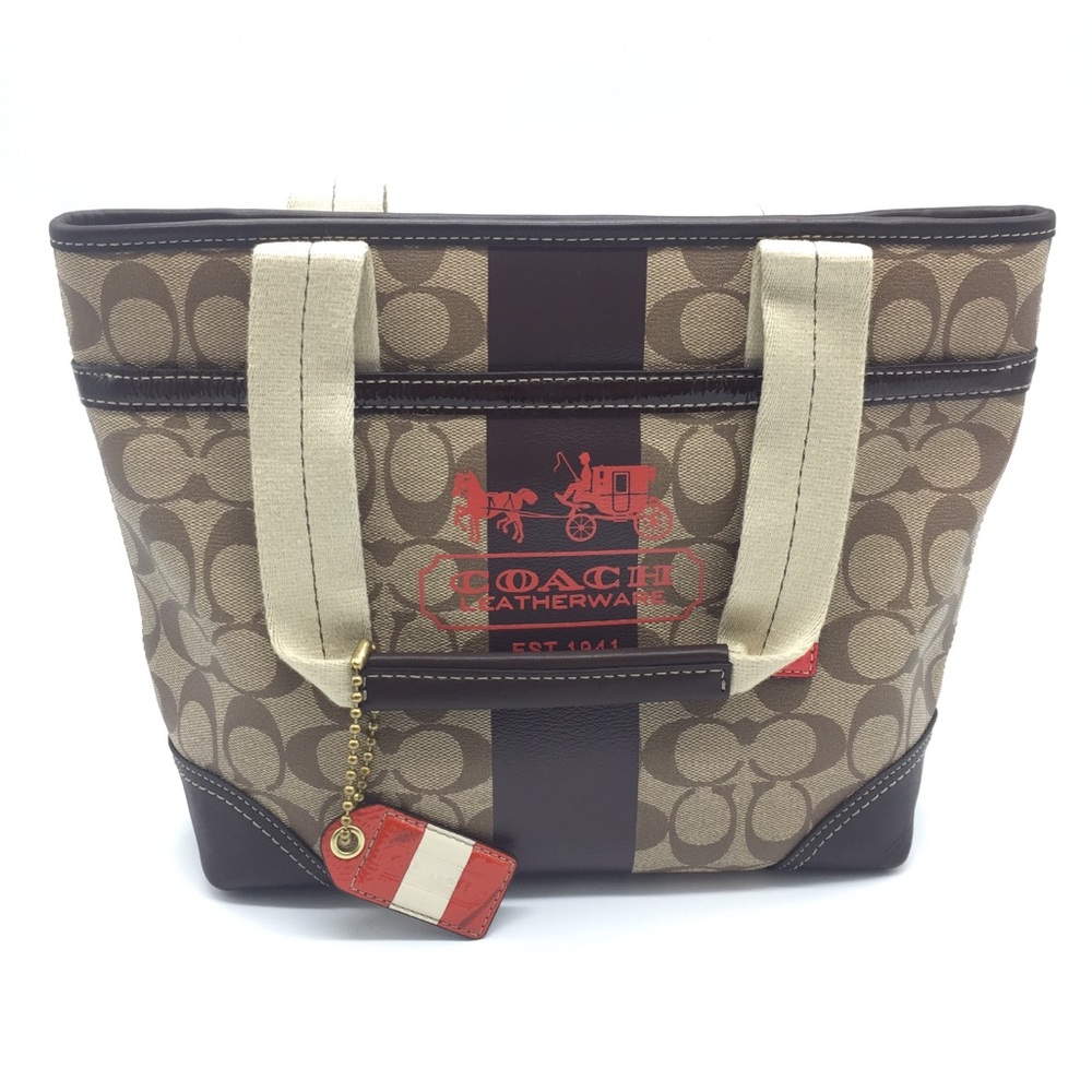 NWT Coach Canvas Tote Bag